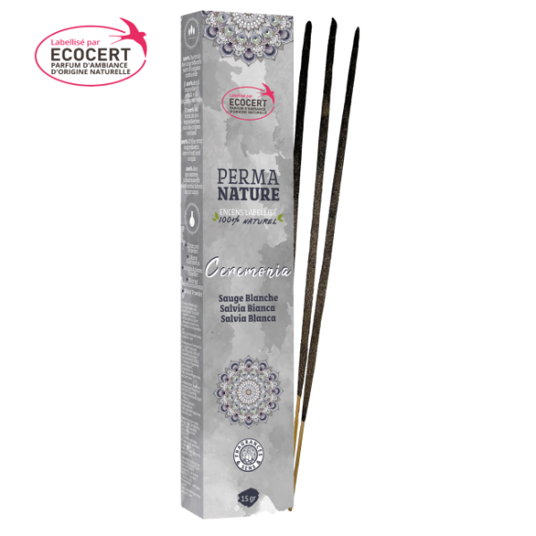 Encens Perma nature ceremonia sauge blanche ecocert 15 gr