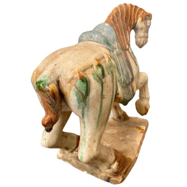 Cheval en couleur en Terracotta 18 cm