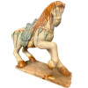 Cheval en couleur en Terracotta 18 cm