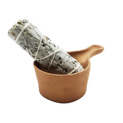 Brûleur pour sauge en terre cuite 11cm