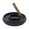 Brûleur pour palo santo en terre cuite noire 9cm