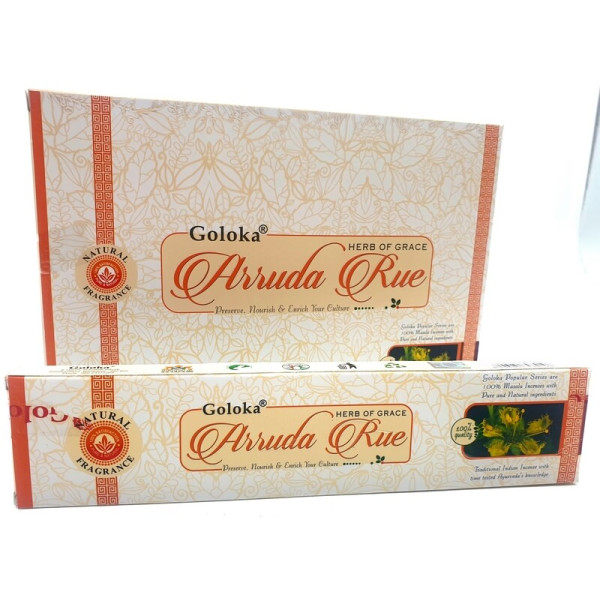 Encens bâtons Goloka arruda rue 15 gr