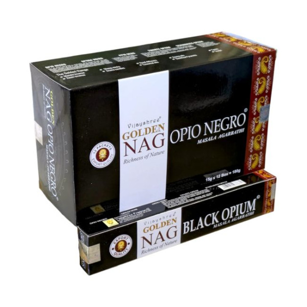 Encens golden nag black opium 15 gr Encens golden nag black opium 15 gr