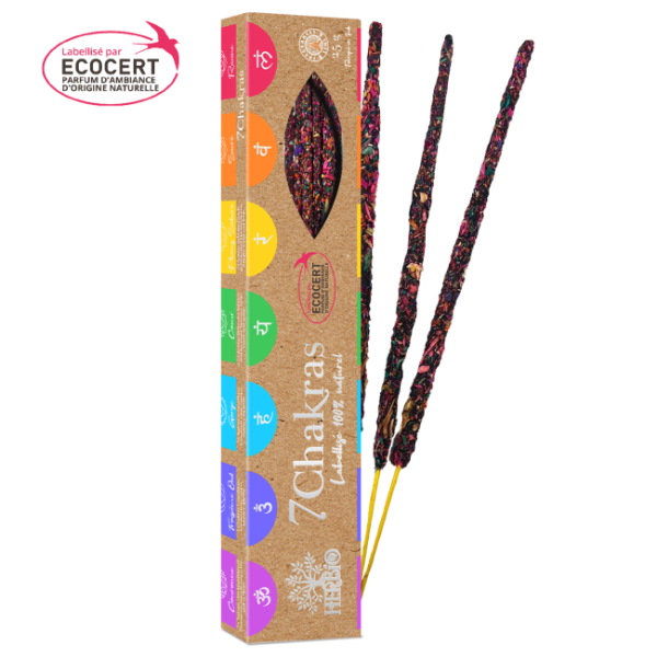 Encens Herbio fagot stick de 25 gr 7 chakras