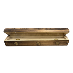 Porte encens grande boite motifs arbre de vie en bois de papri
