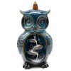 Porte encens bakcflow céramique hibou - 16 cm