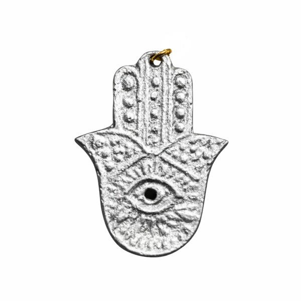 porte encens argenté bon oeil