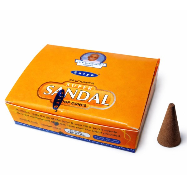 Encens satya super santal en cônes