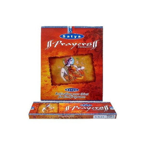 Encens satya prayers boite de 20 gr -  Batons d\'encens