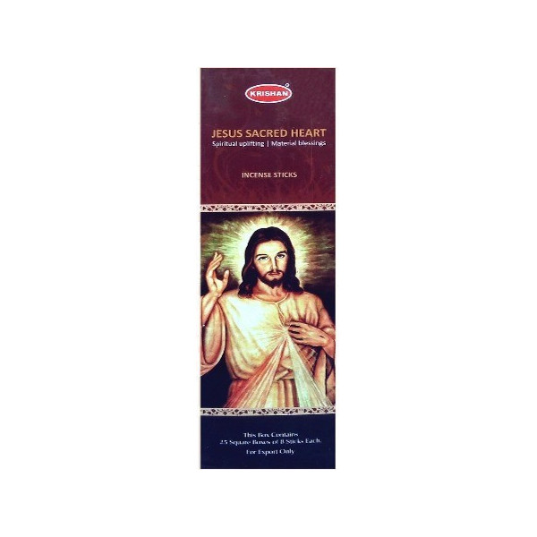 Encens jesus sacré coeur batons krishan -  Batons d\'encens