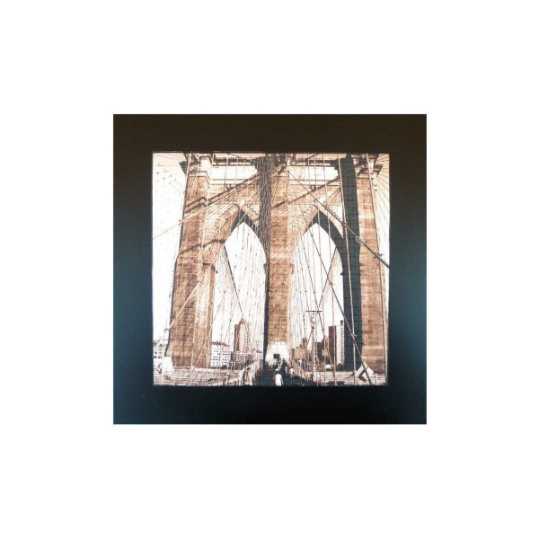 Tableau bois pont de brooklyn. -  Déco - cadeaux