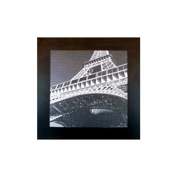 Tableau bois tour eiffel -  Déco - cadeaux