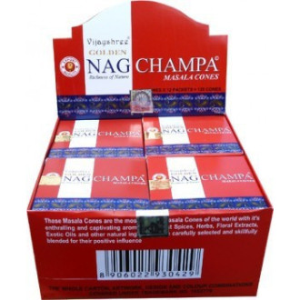 Encens golden nag champa en cônes.