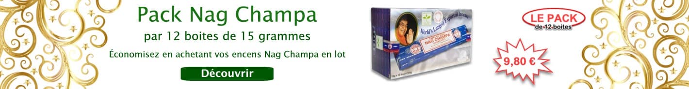 Pack nag champa discount - offrez des encens pour noel